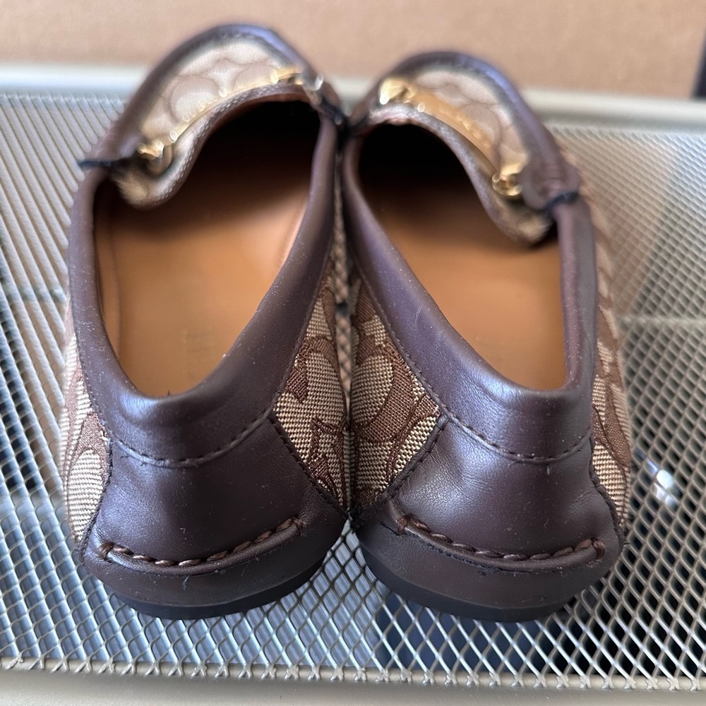 Coach Loafers: Mona Driver In Signature Jacquard - Picture 3 of 5
